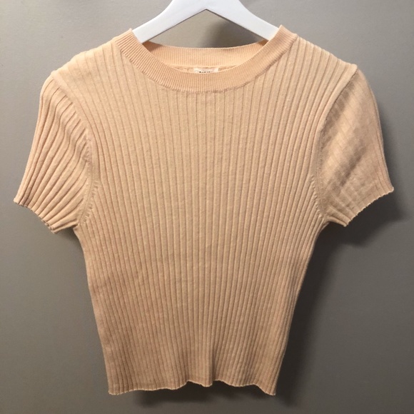 Garage Tops - Garage Ribbed Short Sleeve Tee